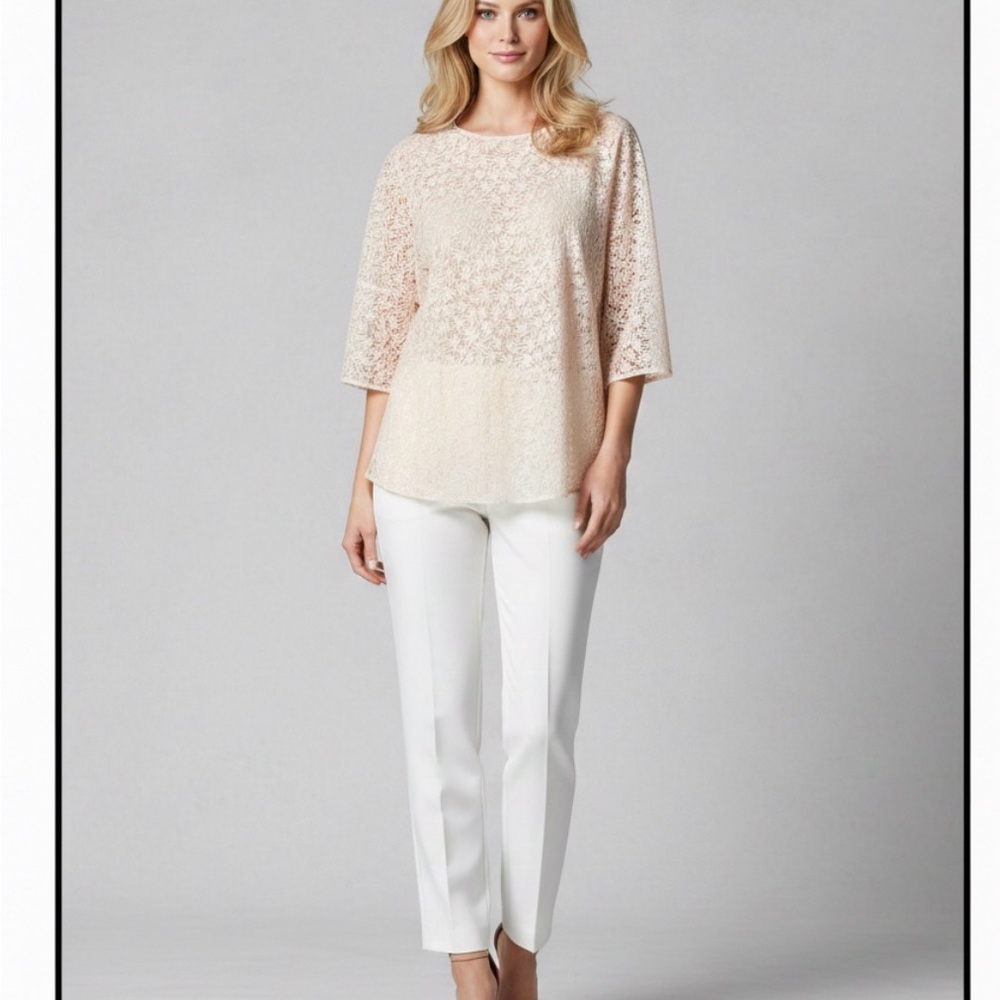 Akris Elegant Cream Blouse